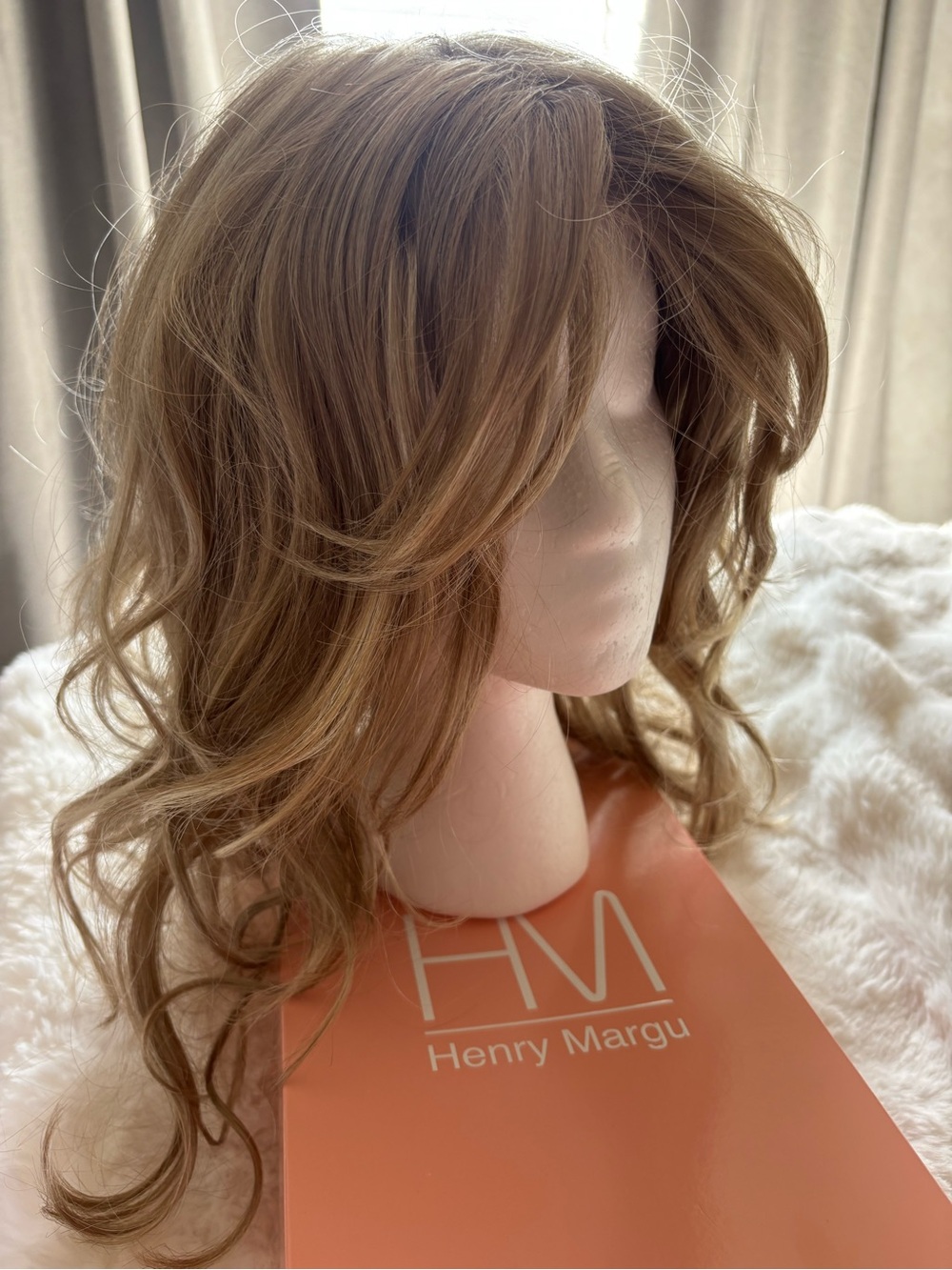 Henry Margu Golden Blonde Wavy Wig for Women LACE FRONT